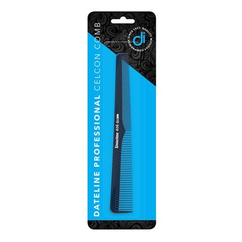 Dateline Professional Black Celcon 406 Barbers Comb