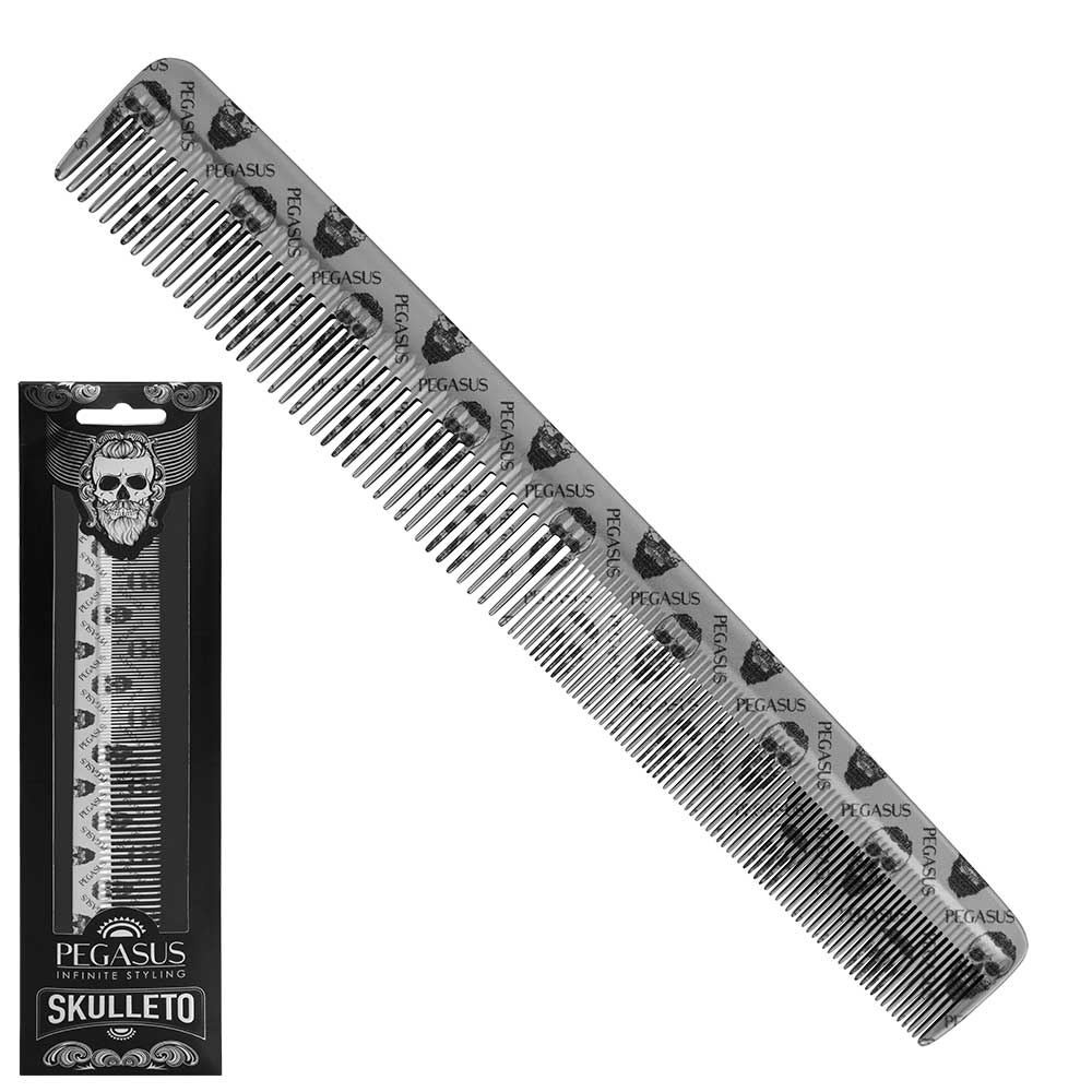 Pegasus Hard Rubber Cutting Comb - Silver S210