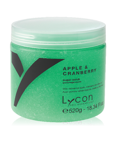 Lycon Apple & Cranberry Sugar Scrub 520g