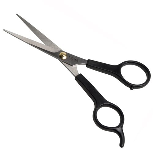 Iceman Black Handle 6" Scissors