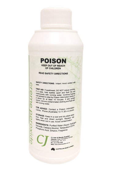 CJ Creme Peroxide 20 Vol 250ml