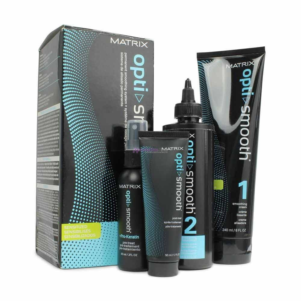 Matrix Opti.Smooth Sentisized Permanent Smoothing System for Sensitive hair