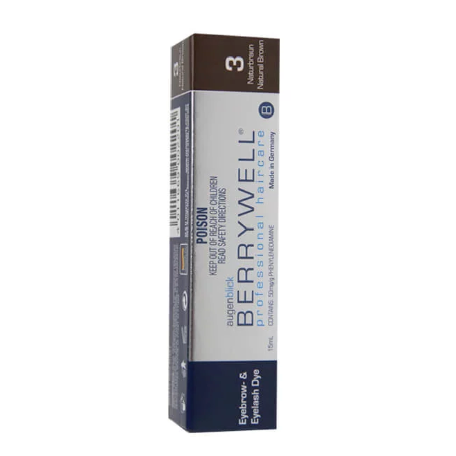 Berrywell Eyebrow and Eyelash Tint Natural Brown 15ml