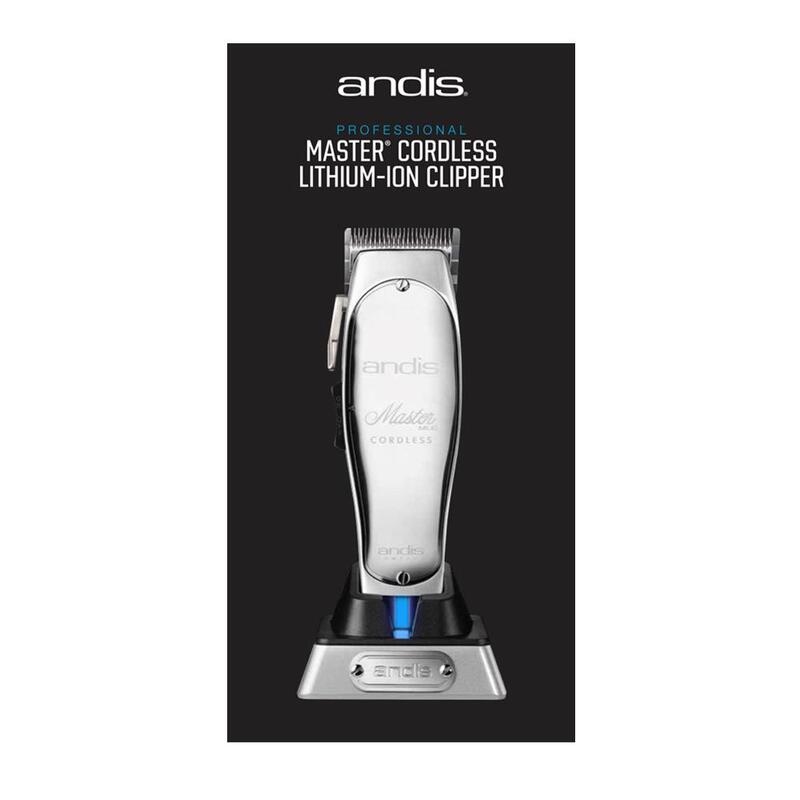 Andis Master Cordless Lithium-Ion Clipper Silver
