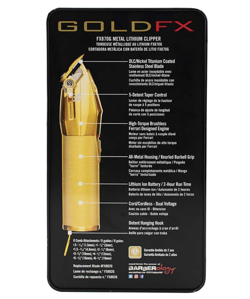Babyliss Pro Gold FX Lithium Hair Clipper