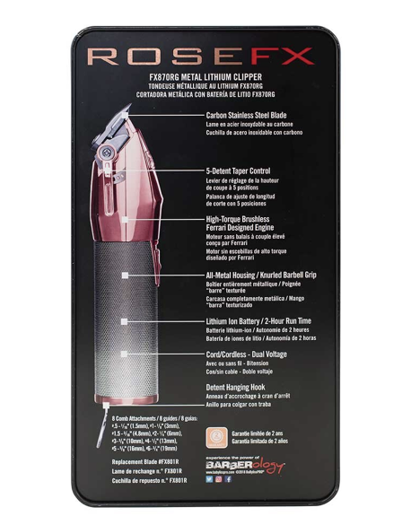 Babyliss Pro Rose FX Lithium Hair Clipper