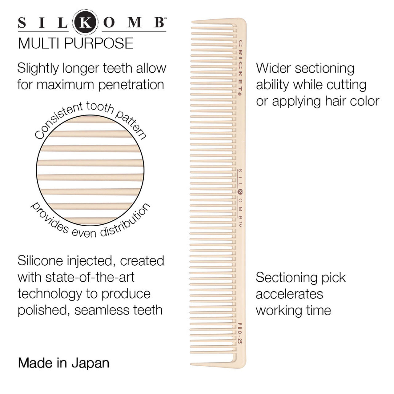 Cricket Silkomb Pro-25 Multi Purpose