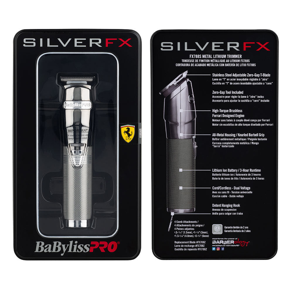 Babyliss Pro Silver FX Lithium Hair Trimmer