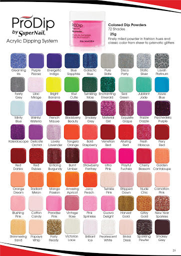 ProDip Coloured Dipping Powders 25.5g