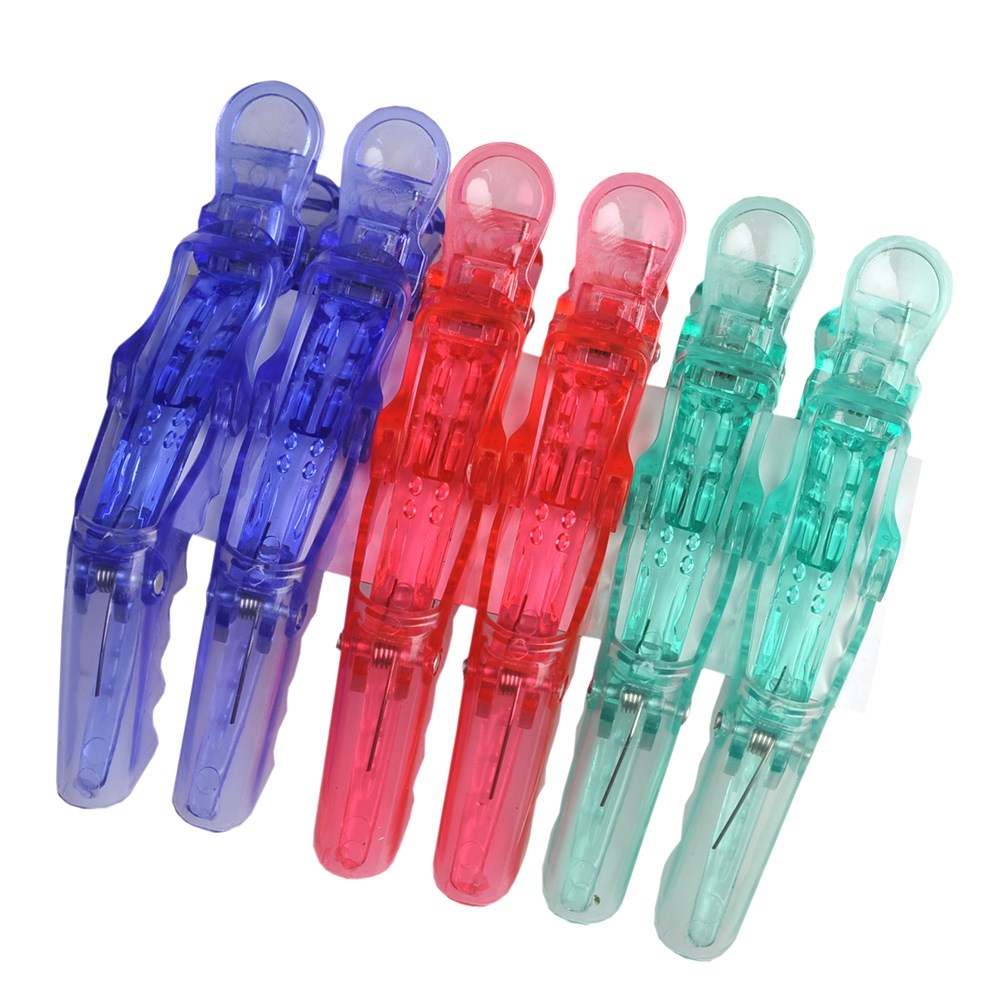 999 Crocodile Clips 6pcs - Coloured