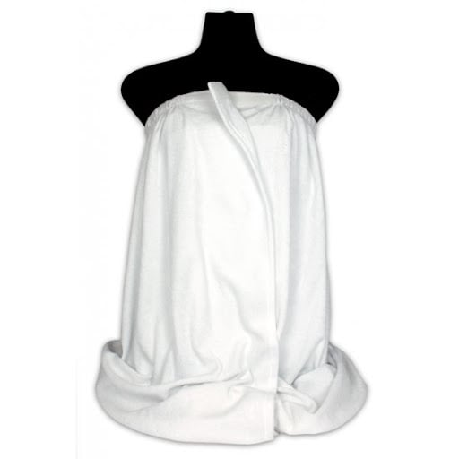 Beauty Wrap Gown - White