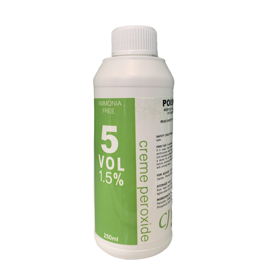 CJ Creme Peroxide 5 Vol 250ml