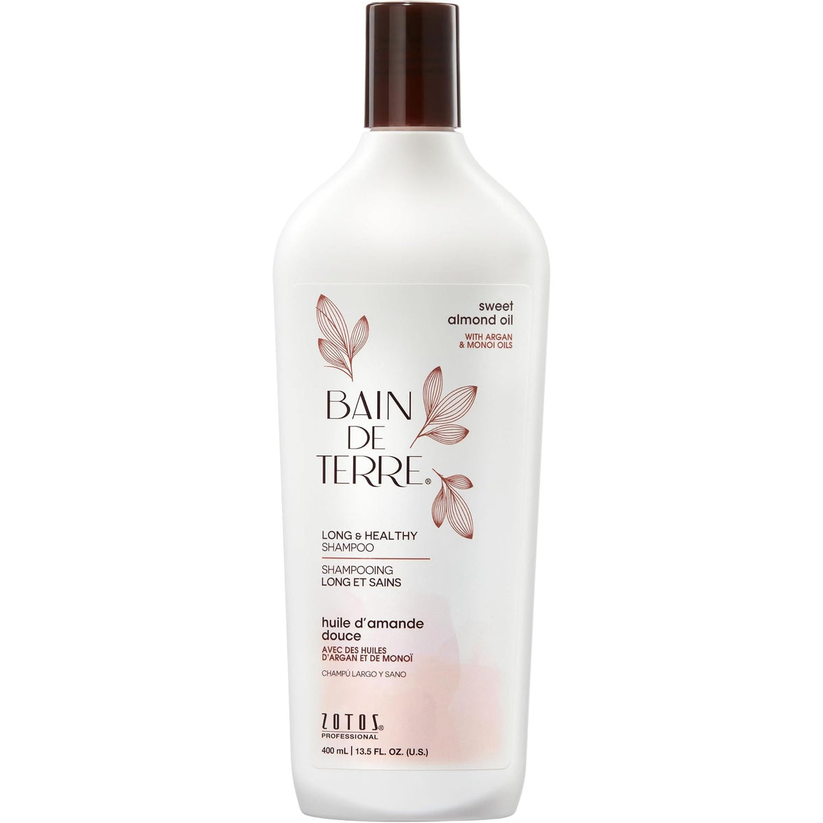 Bain de Terre Sweet Almond Oil Long & Healthy Shampoo 400ml