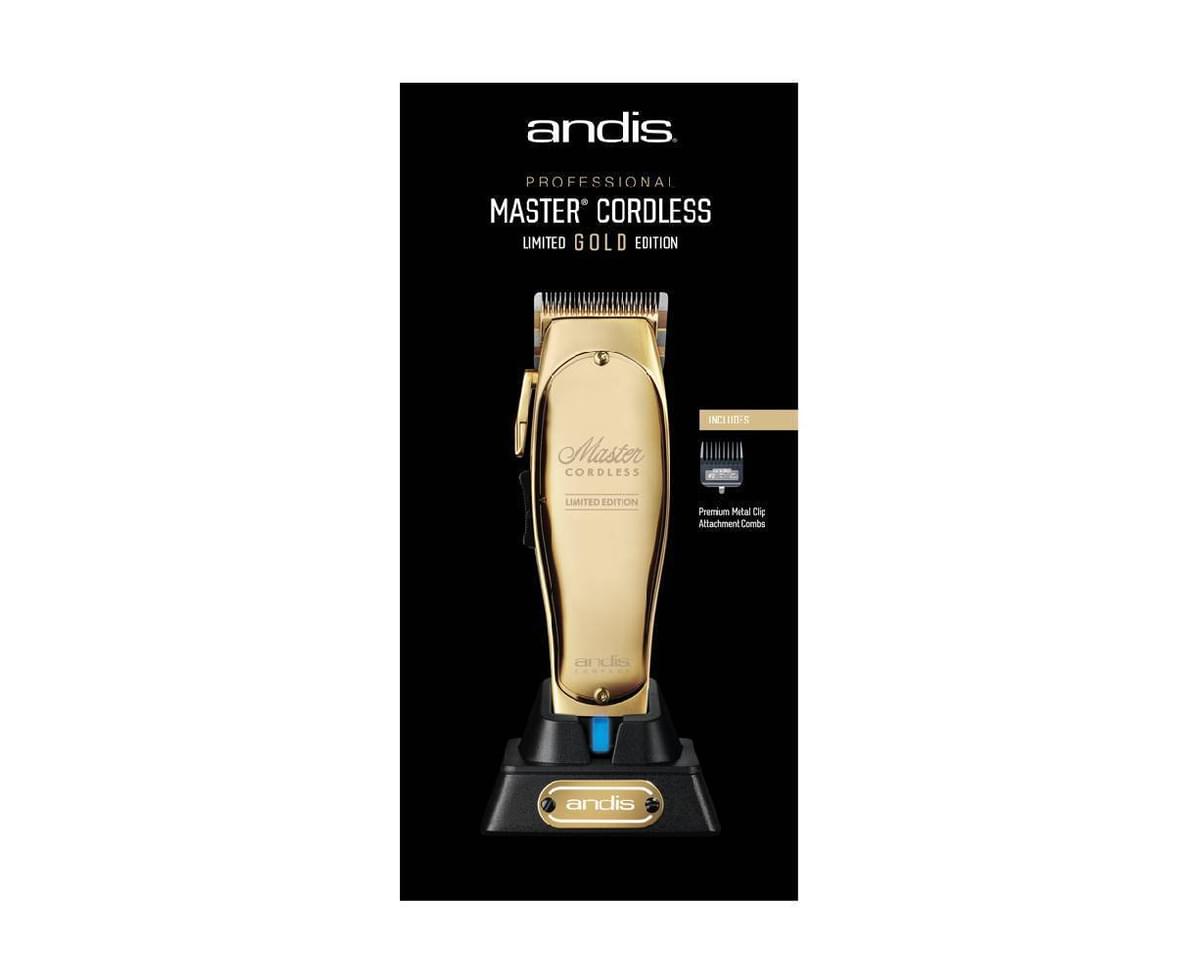 Andis Master Cordless Limited Gold Edition
