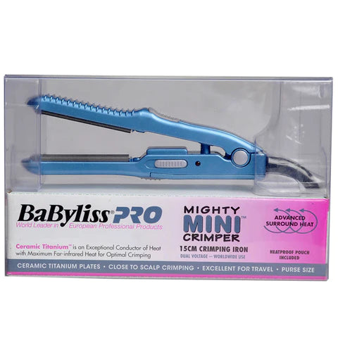 Babyliss Pro Mighty Mini Crimper Blue 15cm