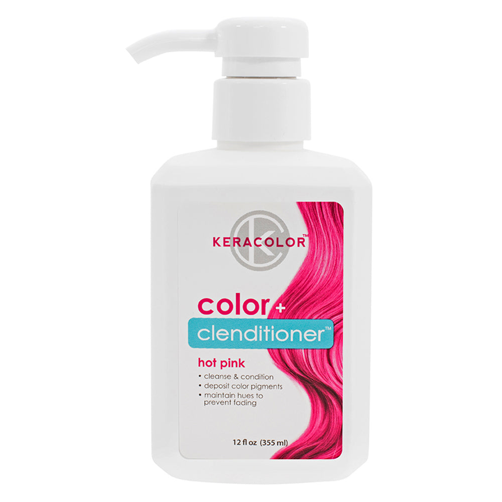 Keracolor Colour + Clenditioner Hot Pink 355ml