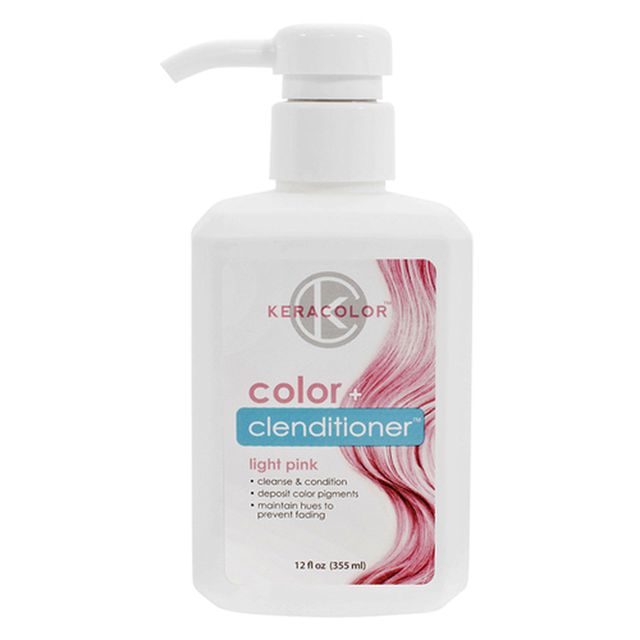 Keracolor Colour + Clenditioner Light pink 355ml