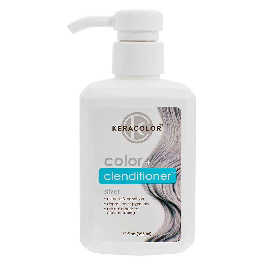 Keracolor Colour + Clenditioner Silver 355ml