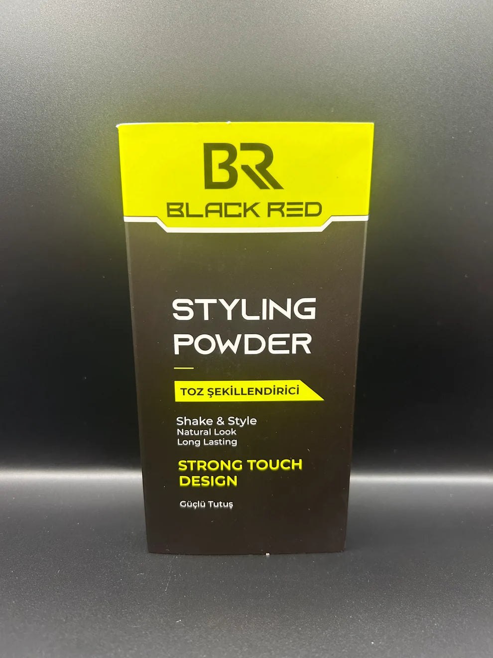 Black Red Texturising Hair Styling Powder delivers instant root lift and volume for stubborn hair without the weight. 