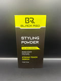 Black Red Texturising Hair Styling Powder delivers instant root lift and volume for stubborn hair without the weight. 