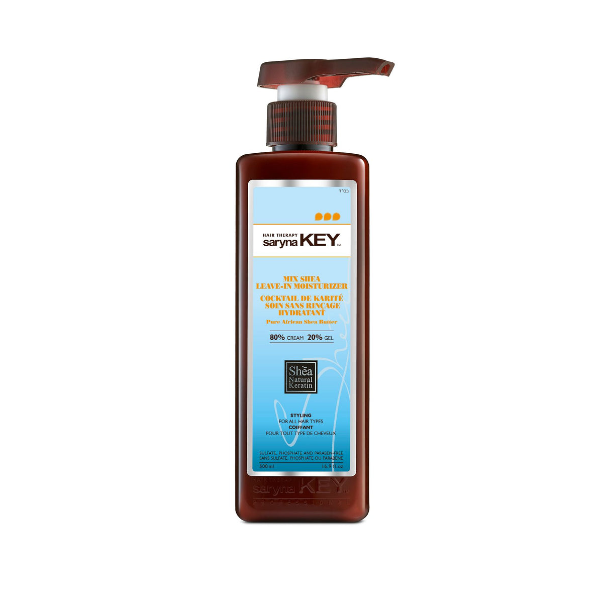 Saryna Key Leave-in Moisturizer 80% Cream 20% Gel 500ml