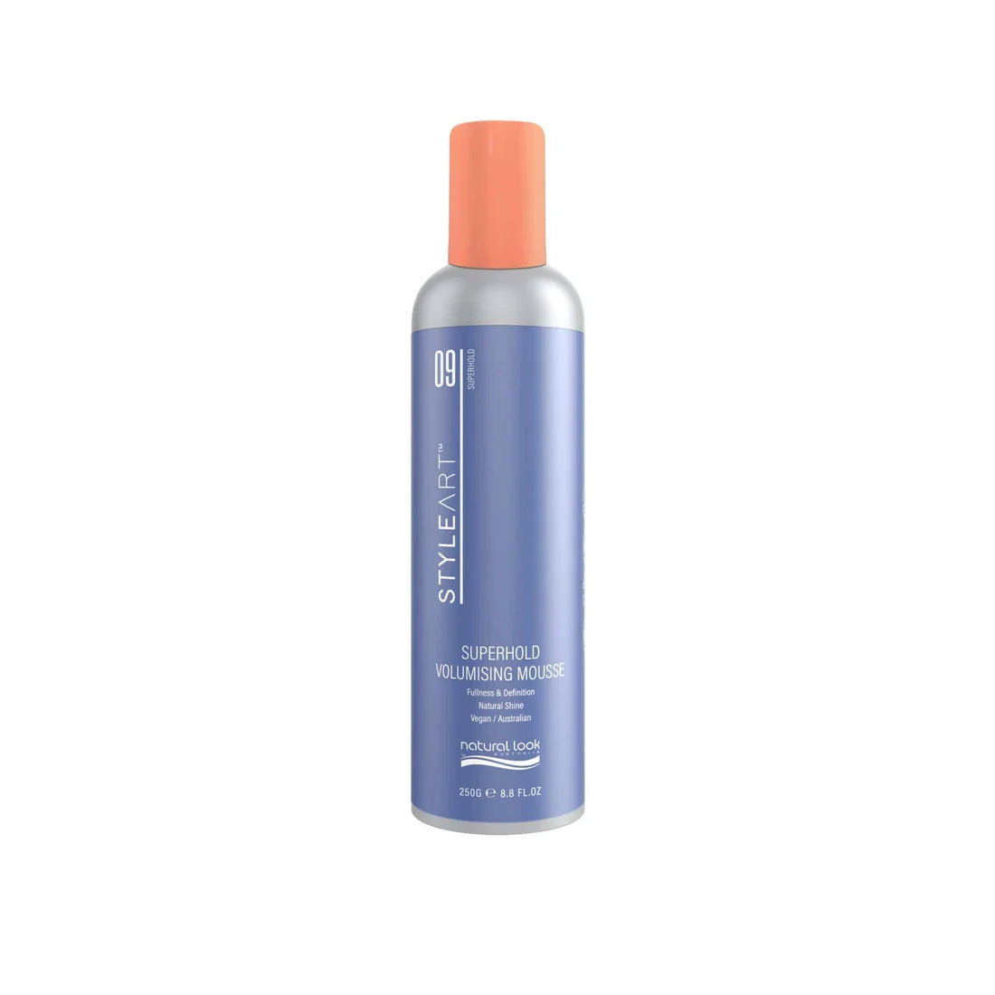 Achieve voluminous, lasting style with Natural Look StyleArt Superhold Volumising Mousse.