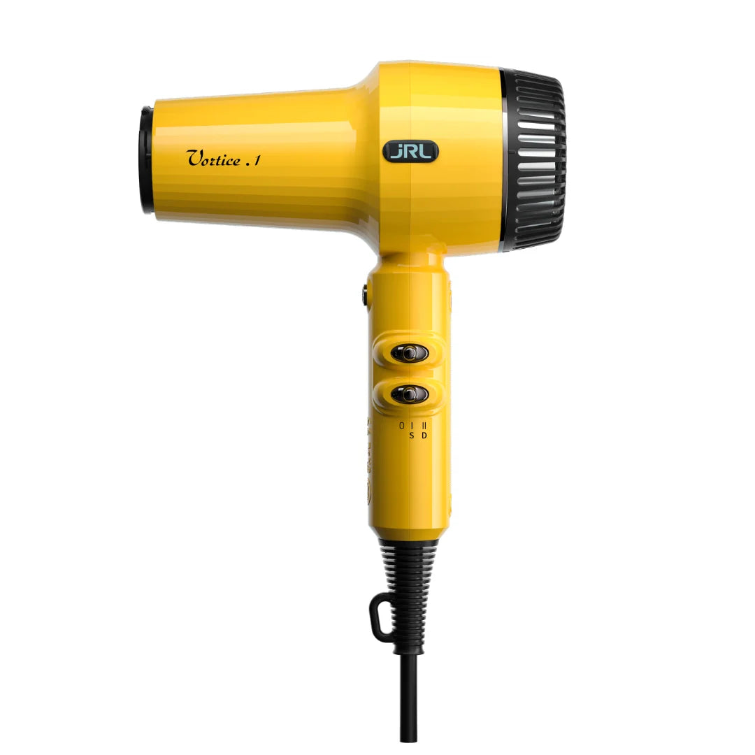 JRL Vortice.1 Ultra-Light Hair Dryer - Black, White, Yellow
