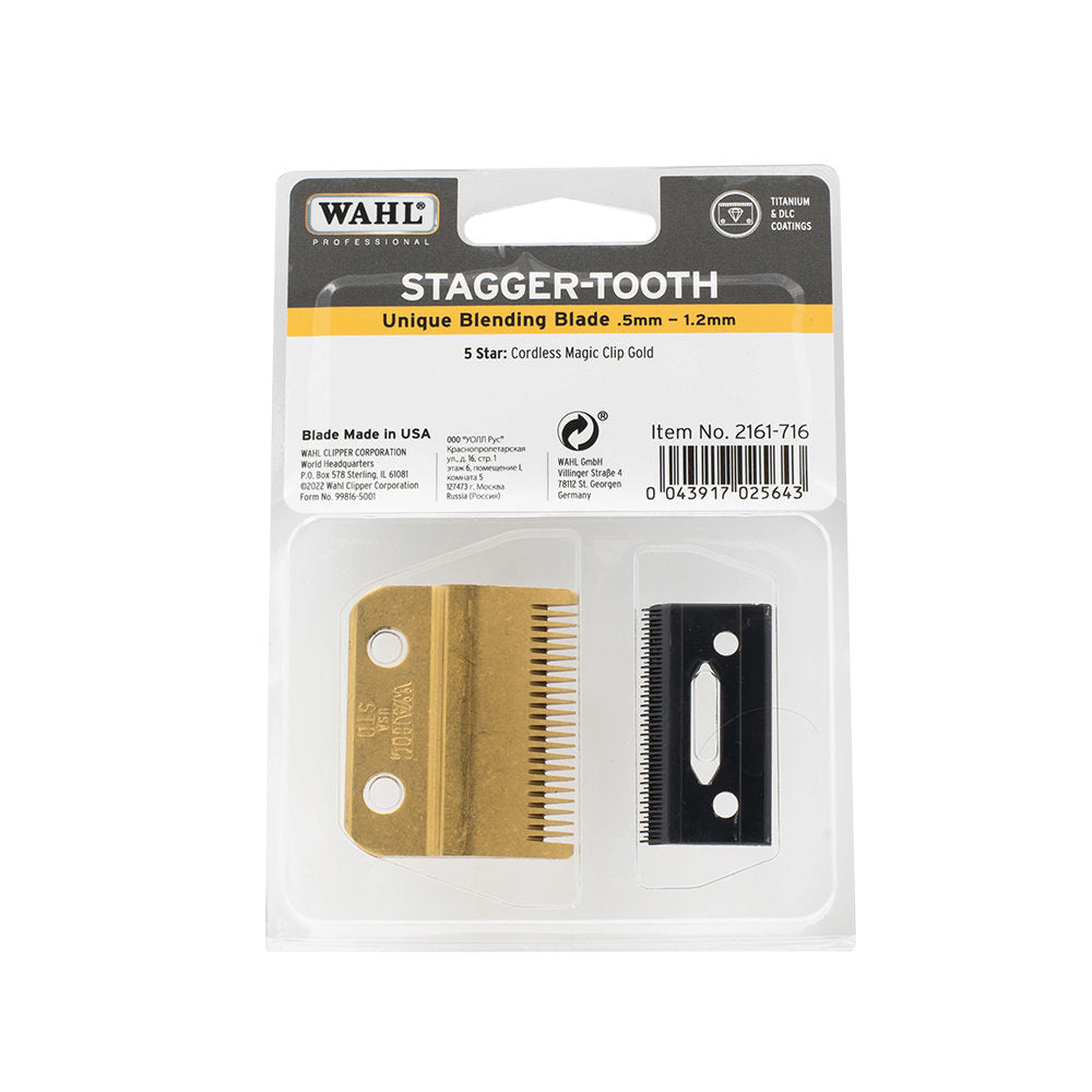 Wahl Stagger Tooth Blade .5mm - 1.5mm Spare Blade
