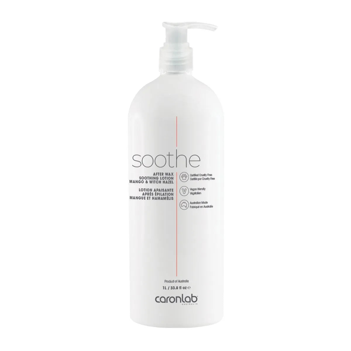 Caronlab After Wax Soothing Lotion Mango and Witch Hazel 1L