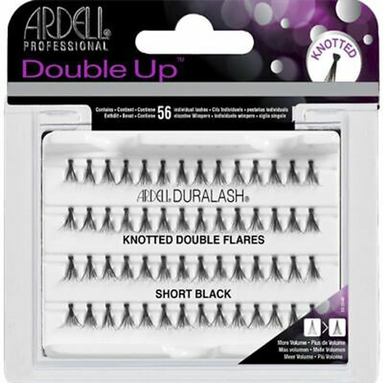 Ardell Double Up Knotted Double Flare Lashes Short
