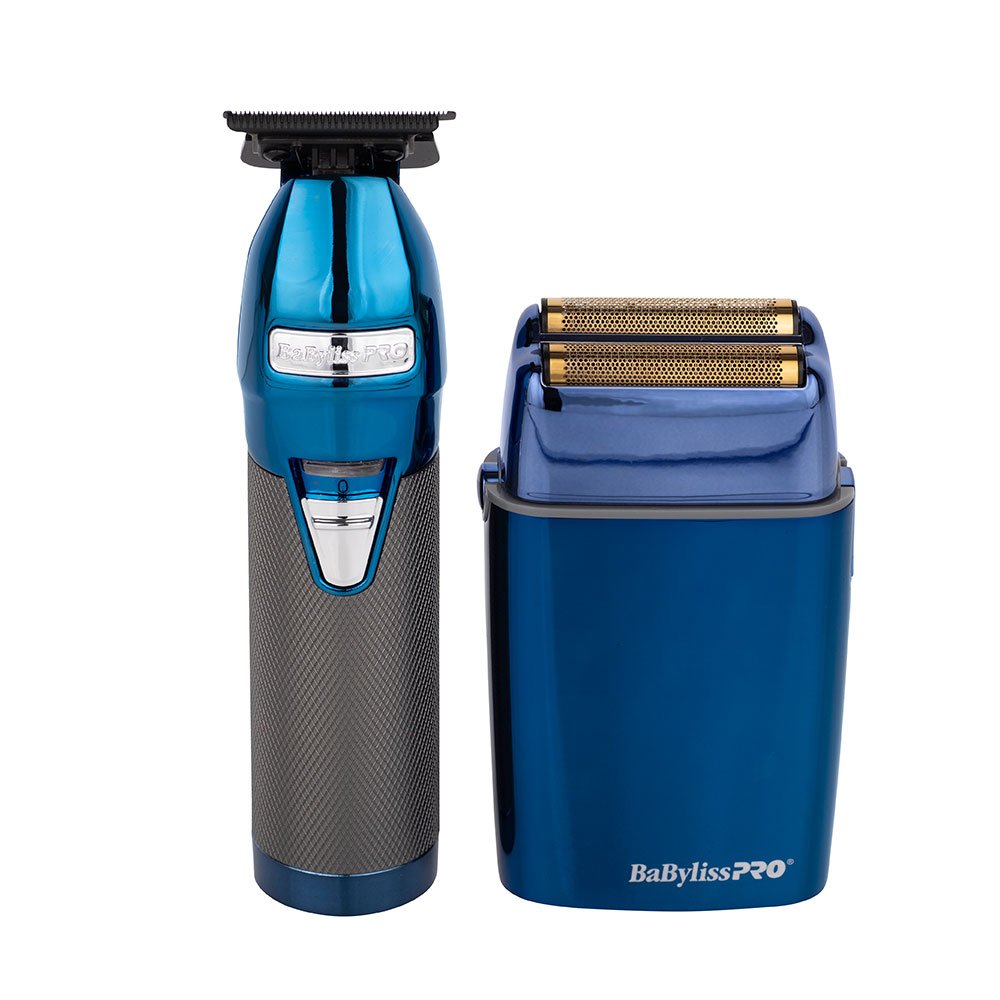 Babyliss Pro Blue FX Outlining Trimmer & Double Foil Shaver