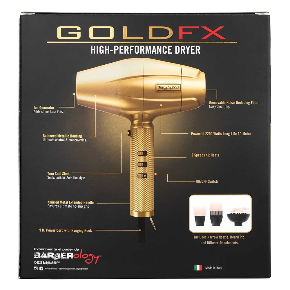Babyliss Pro Gold FX Hair Dryer