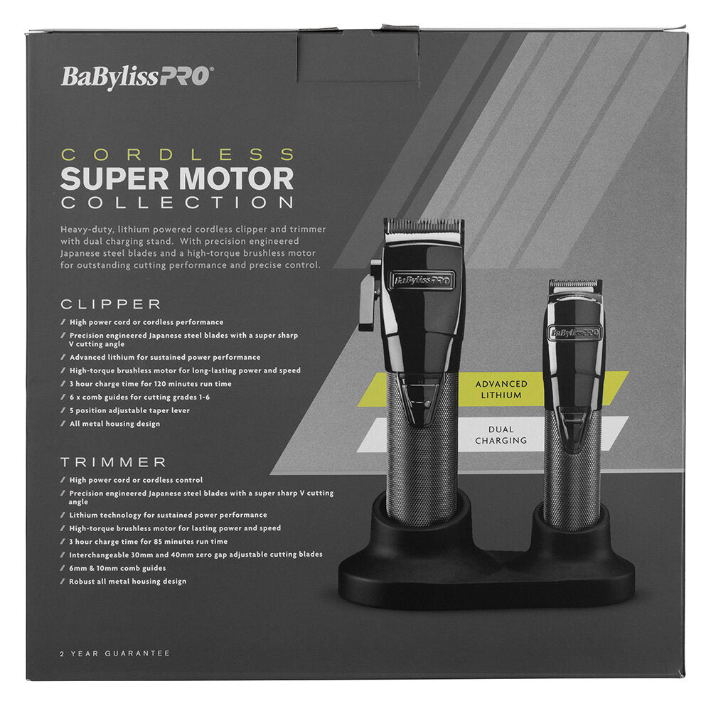 Babyliss Pro Graphite FX Lithium Cordless Clipper & Trimmer Set