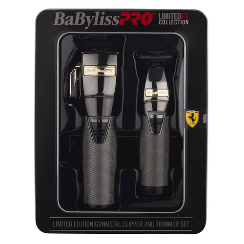 Babyliss Pro LimitedFX Gunmetal Clipper & Trimmer Set