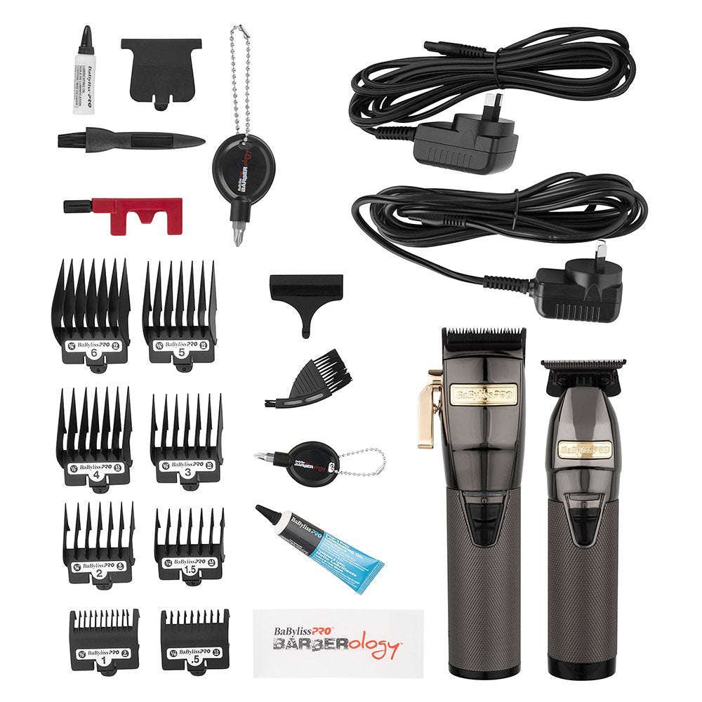Babyliss Pro LimitedFX Gunmetal Clipper & Trimmer Set