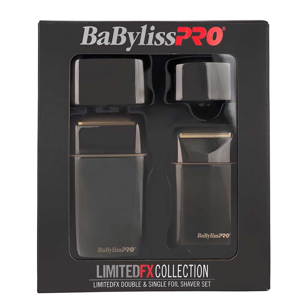 Babyliss Pro Gunmetal Double & Single Foil Shaver Set