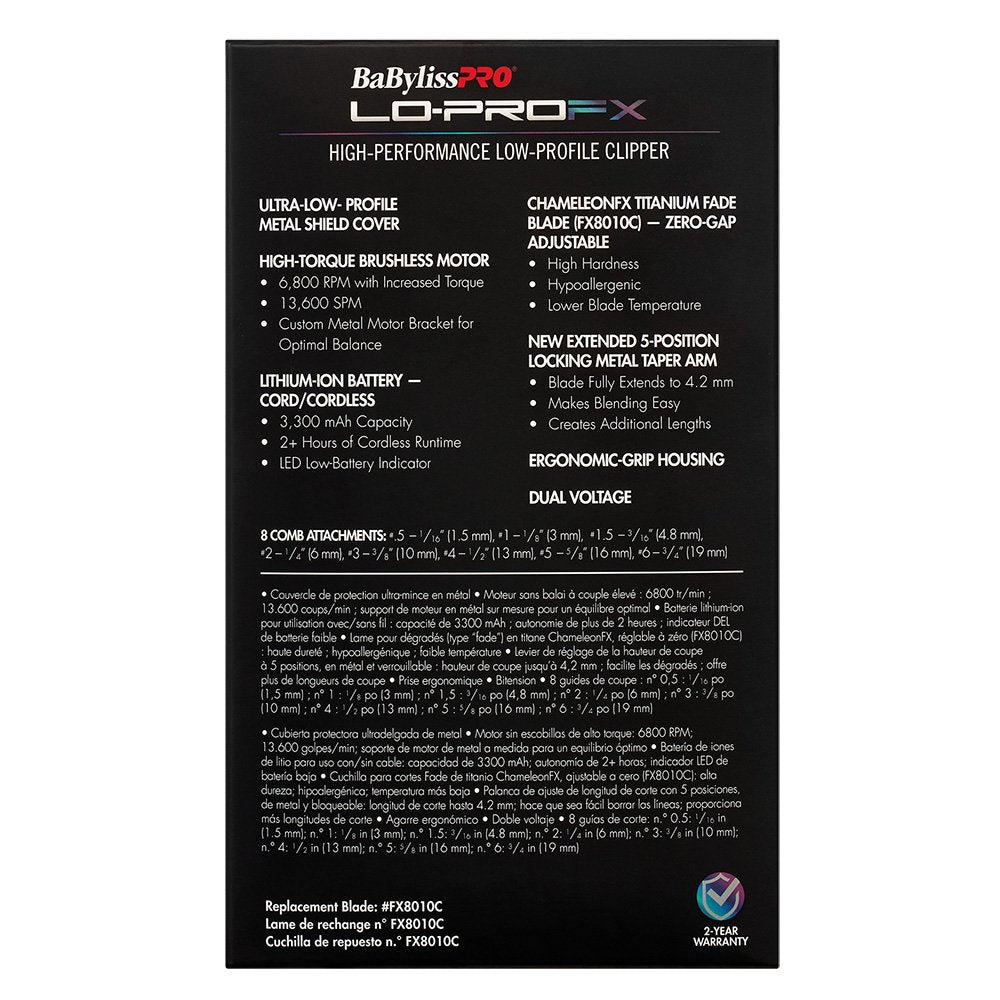 Babyliss Pro Lo-pro FX Clipper Limited Edition