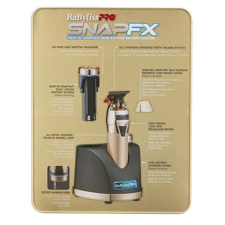 Babyliss Pro SnapFX Hair Trimmer Gold