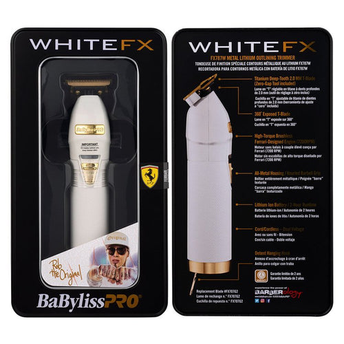 Babyliss Pro White FX Lithium Hair Trimmer Influencer Collection