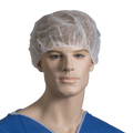 Disposable Crimped Medi Cap 100pcs (White or Blue)
