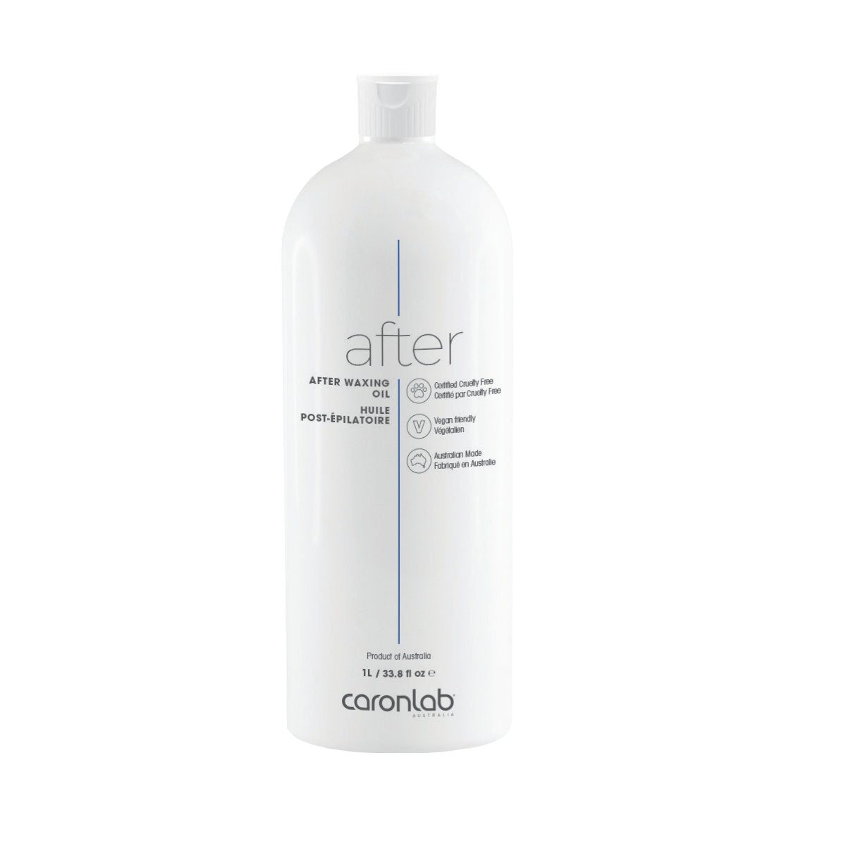 Caronlab After Waxing Oil & Moisturiser Refill Bottle 1L