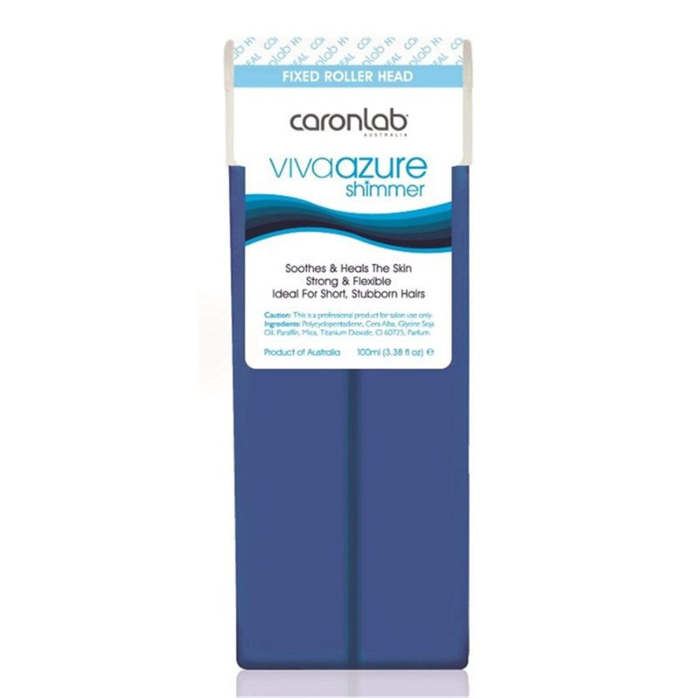 Caronlab Viva Azure Shimmer Strip Wax Cartridge 100g