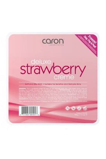 Caronlab Deluxe Strawberry Creme Hard Wax 500g
