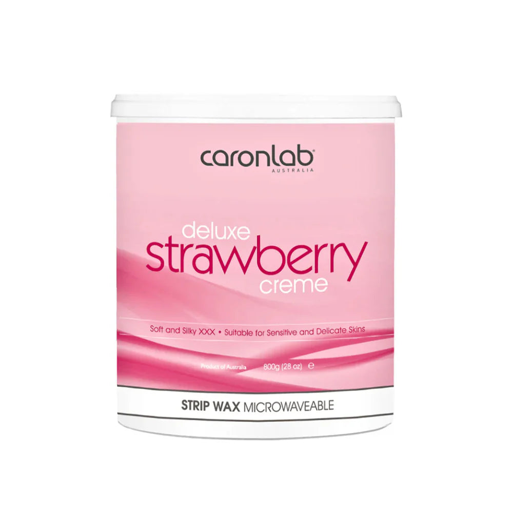 Caronlab Deluxe Strawberry Strip Wax 800ml