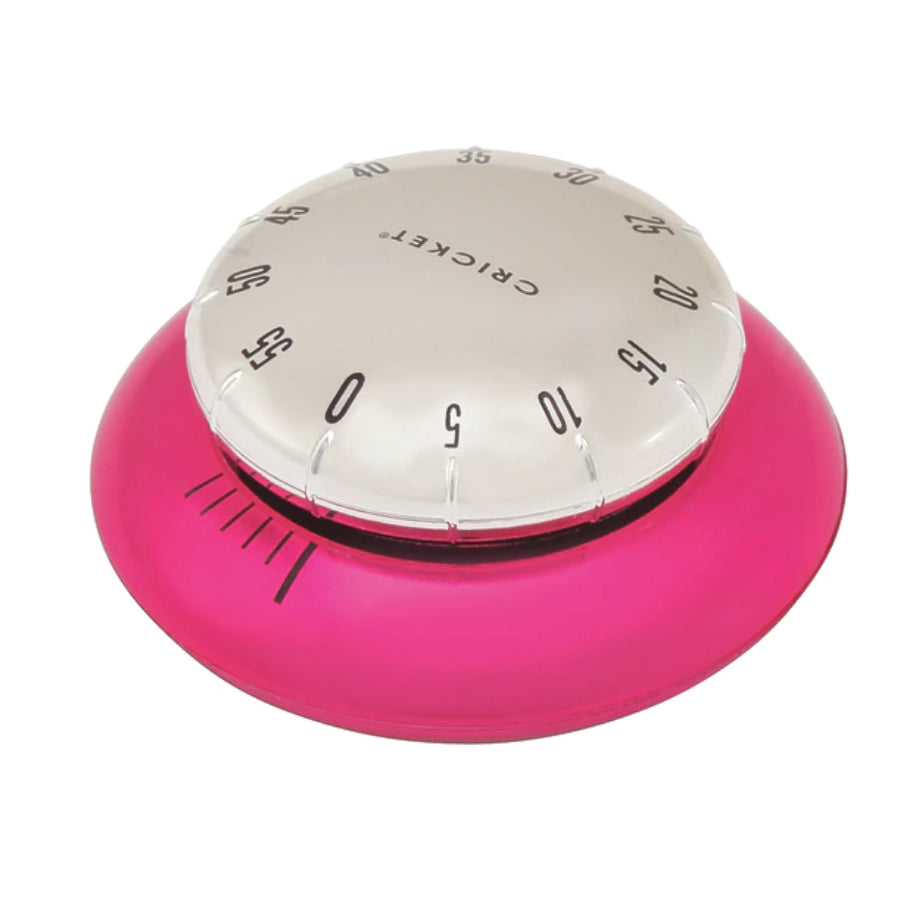 Cricket Colour Me Timer - Pink/Silver