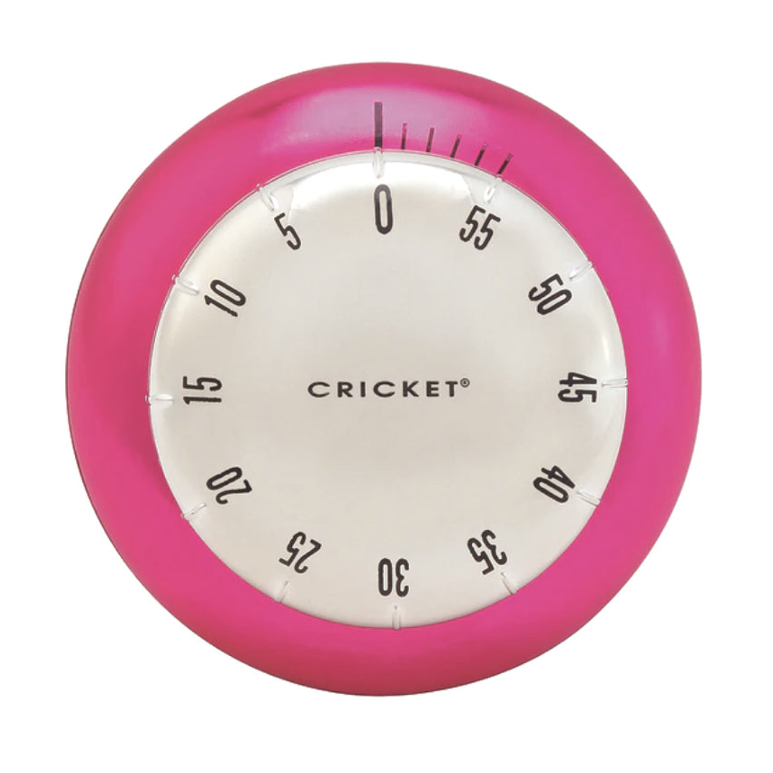 Cricket Colour Me Timer - Pink/Silver