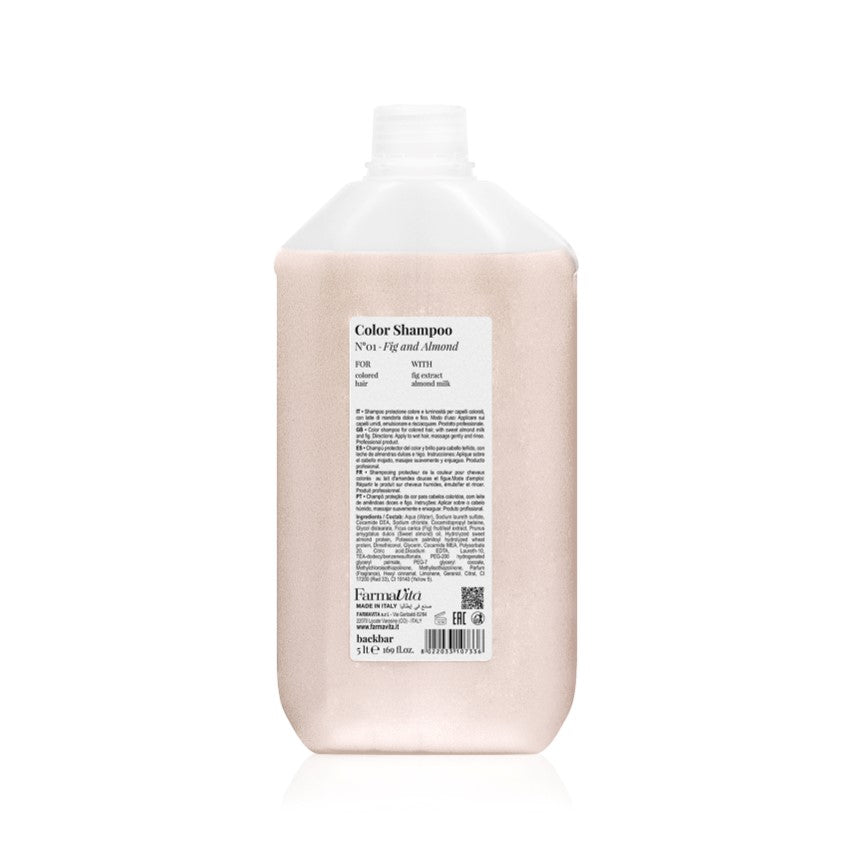 Farmavita Back Bar Colour Shampoo No.1 Fig and Almond 5l