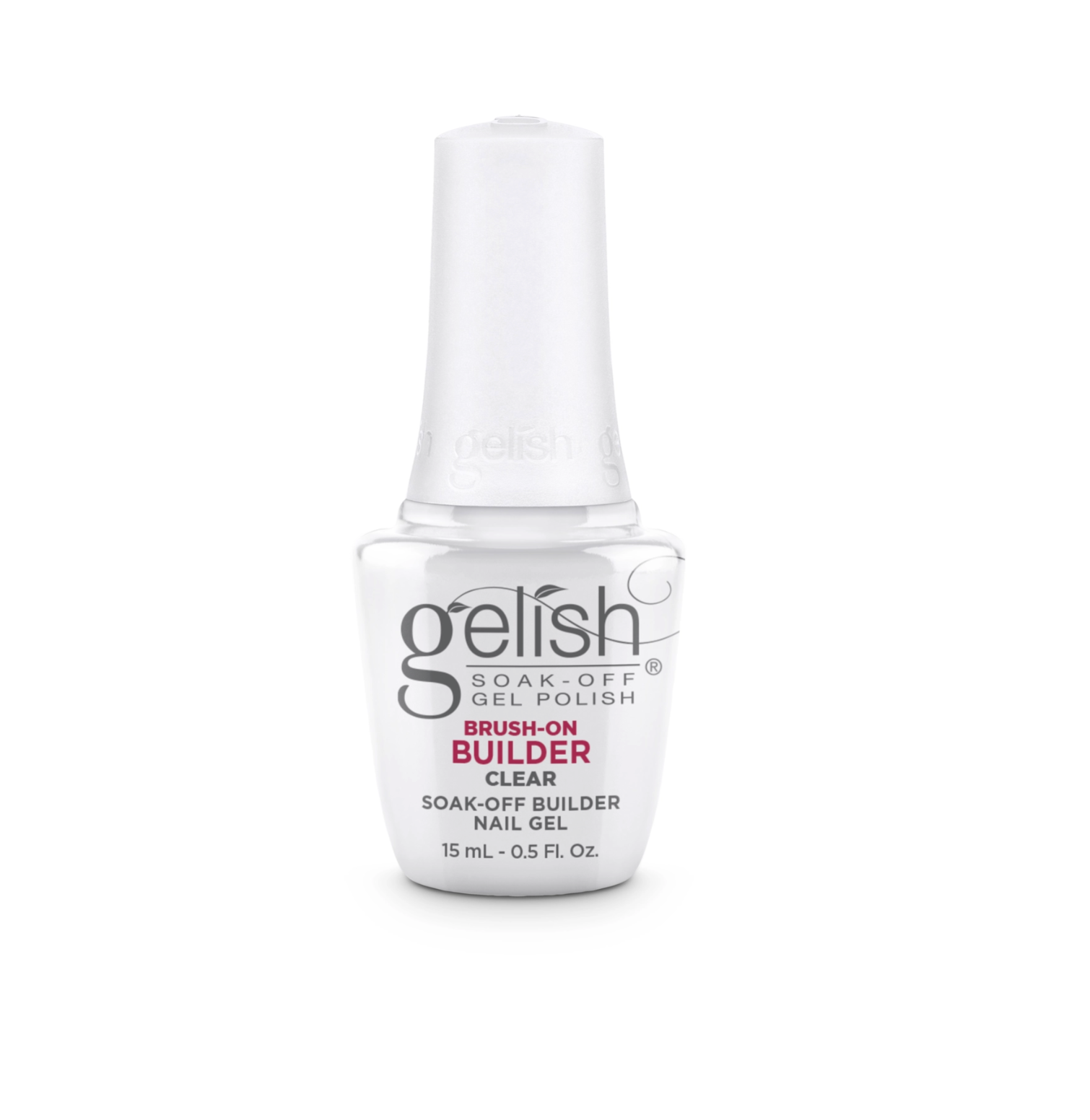 Gelish Soak-Off Brush-On Builder Gel 15ml - Clear
