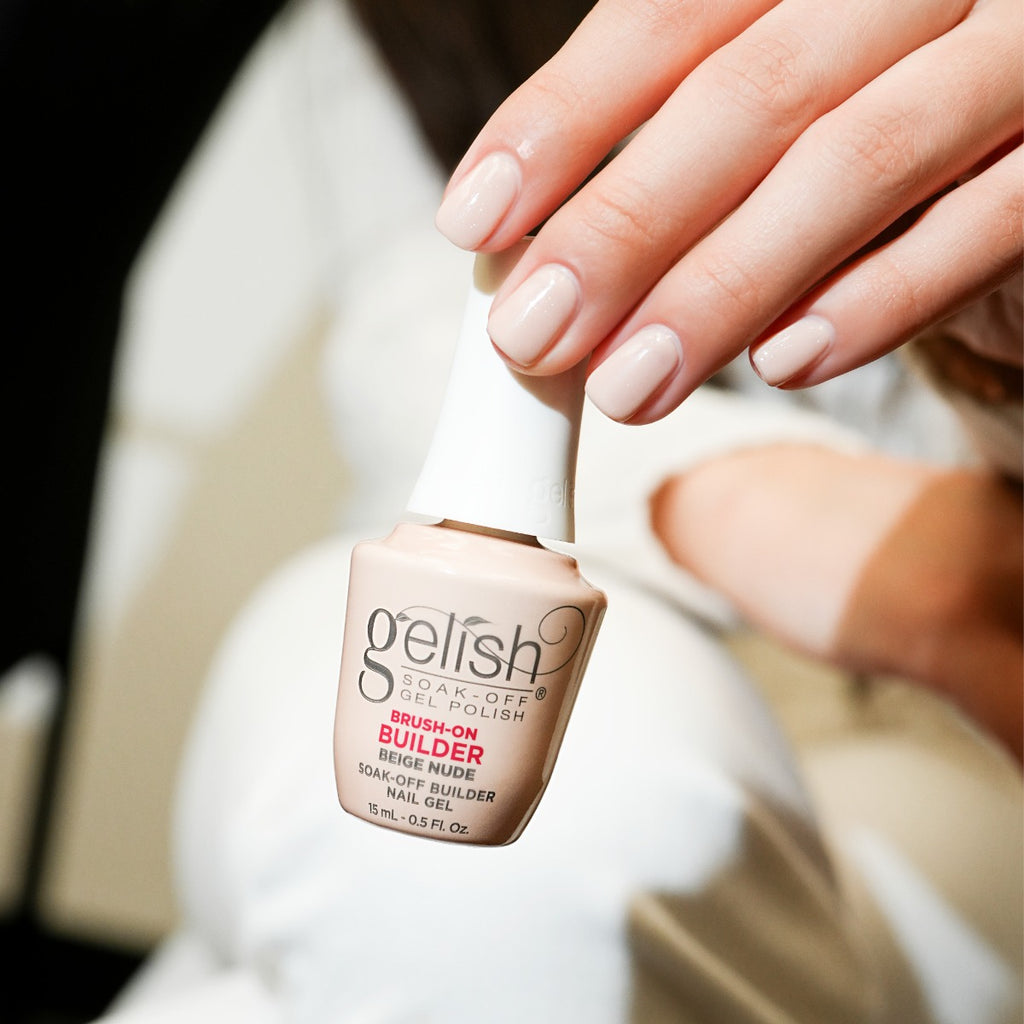 Gelish Soak-Off Brush-On Builder Gel 15ml - Ivory Nude