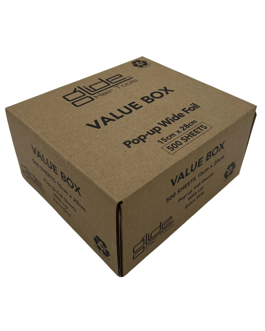 Glide Value Box Pop-up Wide Foil 500 Sheets